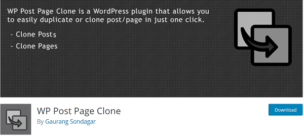 page clone wordpress