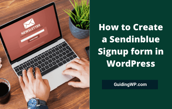 How to Create a Sendinblue Signup form in WordPress